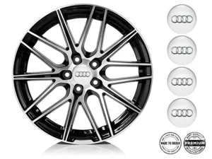 Audi Gewölbtes Sticker Logo Felgendekor-Stil
